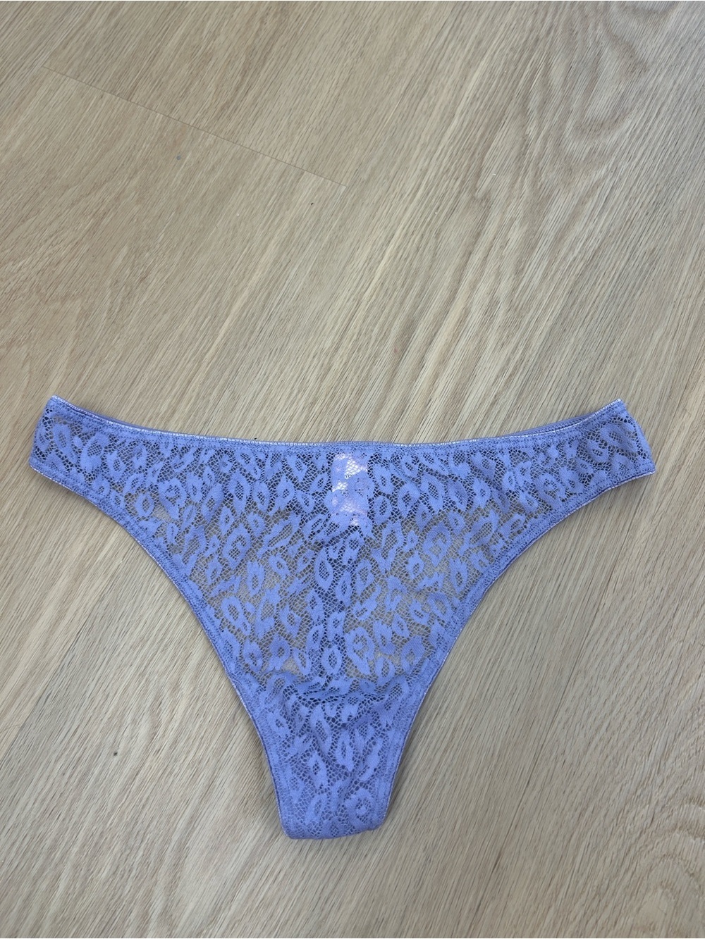 2015 Victoria’s Secret Lace Mesh I Thong Panty L